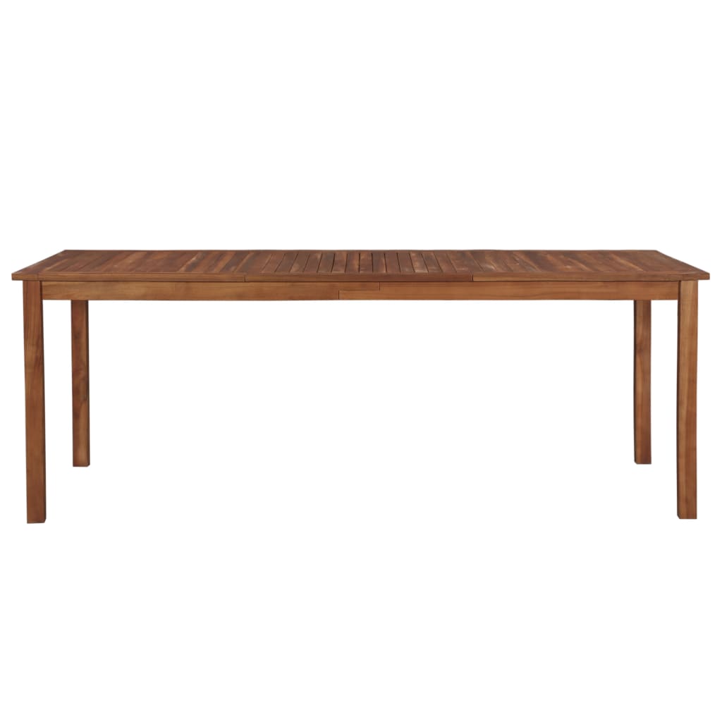 Gartentisch 200x100x74 cm Akazie Massivholz